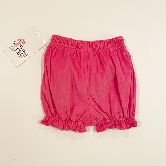 Girls 9m pink corduroy bloomers - Picture 3 of 4